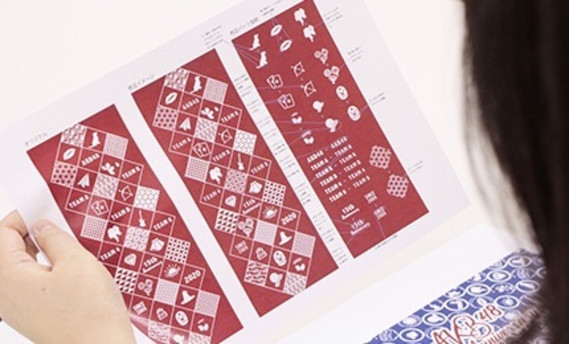 デザイン選定の様子