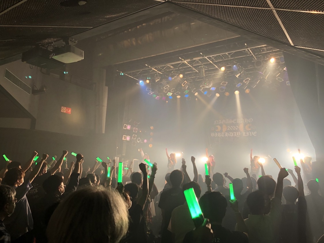 ＜アンダービースティー 長瀬夏帆 生誕祭＞（2020年8月18日）TSUTAYA O-WEST