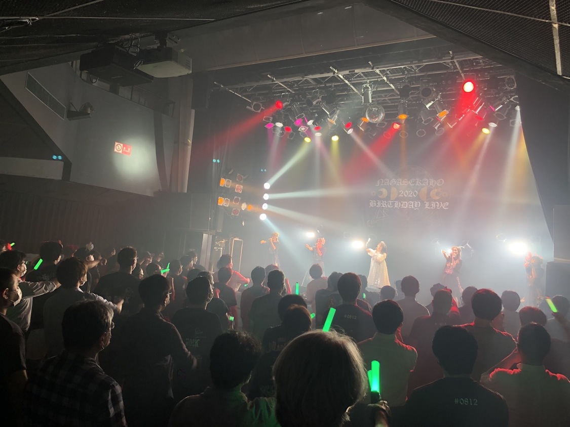 ＜アンダービースティー 長瀬夏帆 生誕祭＞（2020年8月18日）TSUTAYA O-WEST