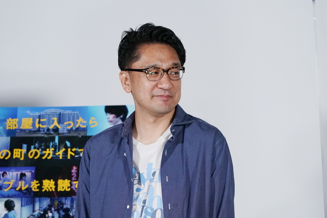 映画『人数の町』完成記念会見｜キノフィルムズ試写室（2020年8月24日）（(c)2020「人数の町」製作委員会）