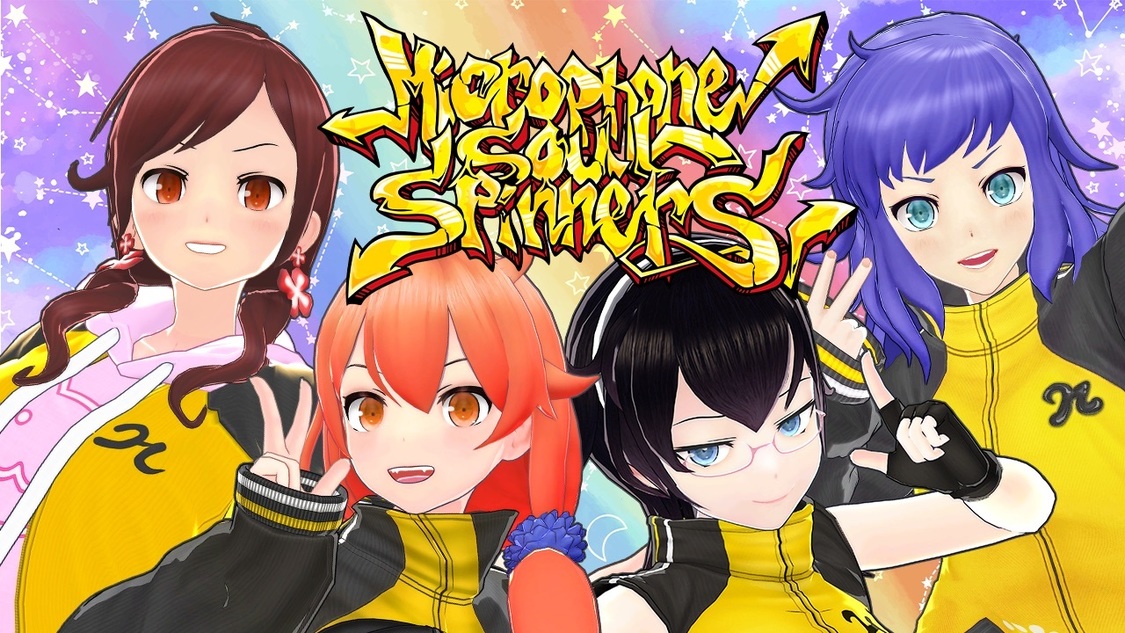 言霊少女プロジェクト／Microphone soul spinners：向田らいむ、川端ひまわり、与謝野詩歌、ヴィルヌーブ千愛梨