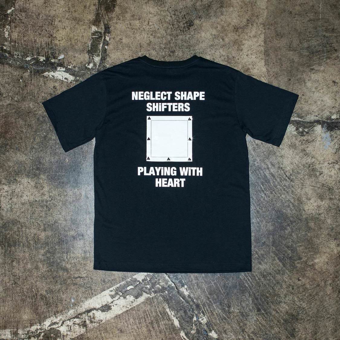 NEGLECT SHAPE SHiFTERS TEE BLACK