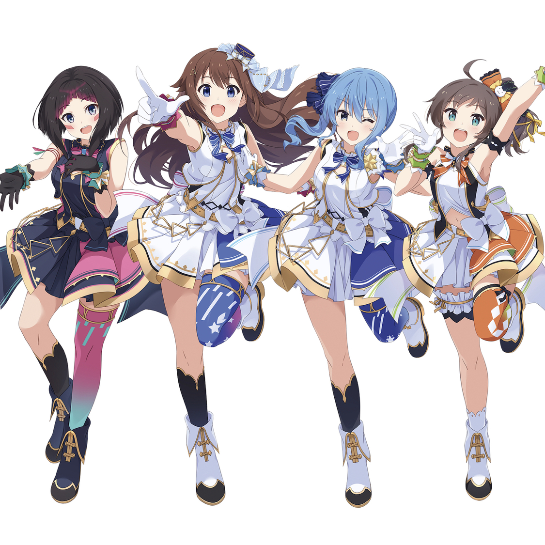 星街すいせい（右から2番目／ホロライブ プロダクション）