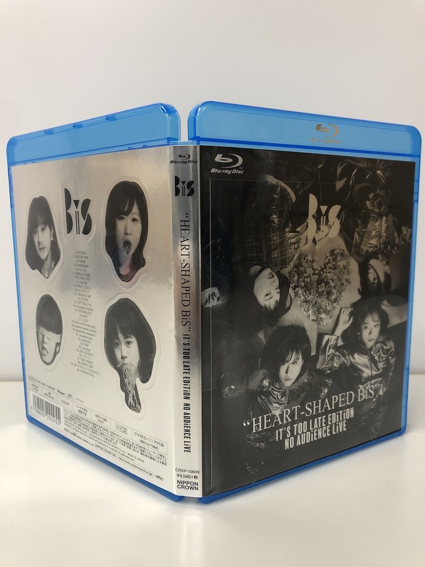 Blu-ray『HEART-SHAPED BiS IT'S TOO LATE EDiTiON NO AUDiENCE LiVE』