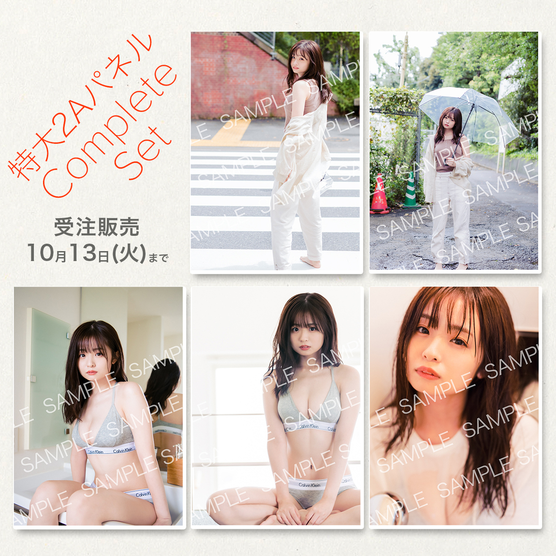 西葉瑞希特大パネル コンプリートセット