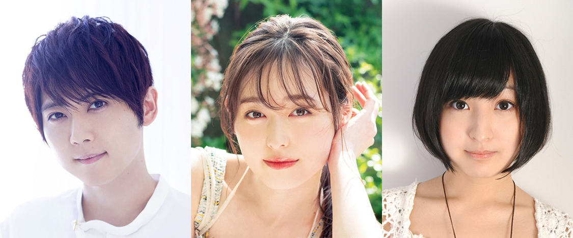 （左から）梶 裕貴、福原 遥、佐倉綾音