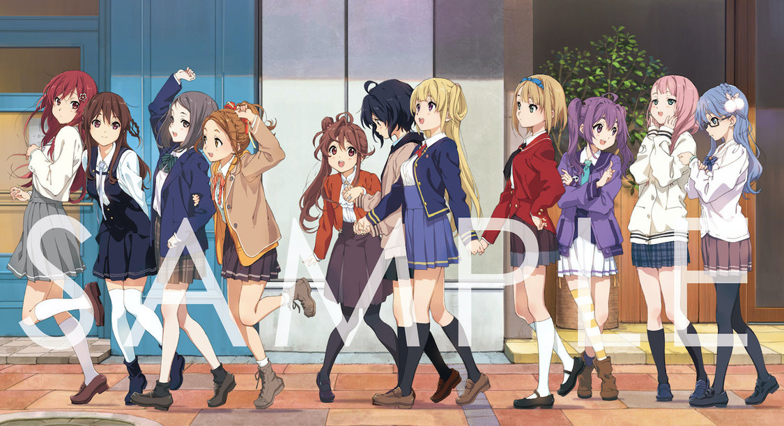 『22/7 計算中』Blu-ray 全巻購入特典 堀口悠紀子描き下ろし全巻収納BOX絵柄