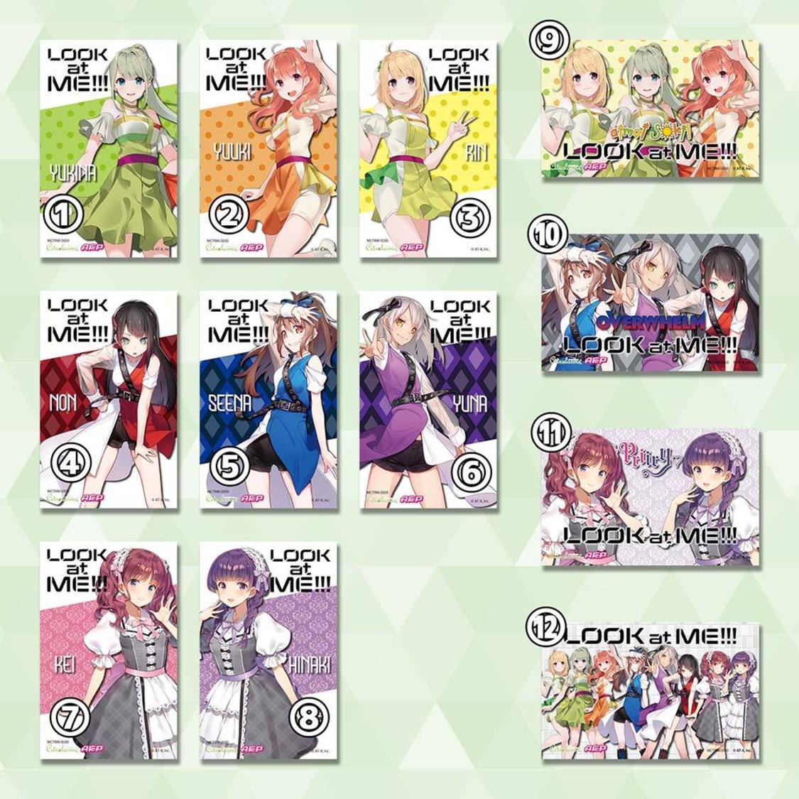 『LOOK at ME!!!』音声ドラマ M∞カード（12種）