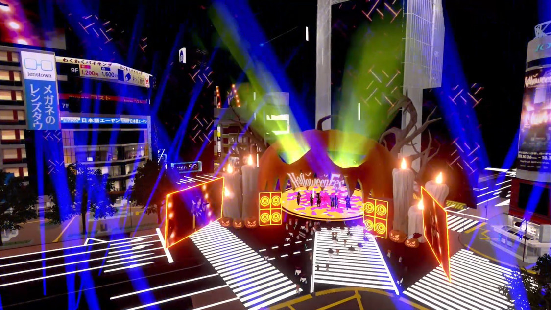 （c）KDDI・au 5G / バーチャル渋谷 au 5G ハロウィーンフェス