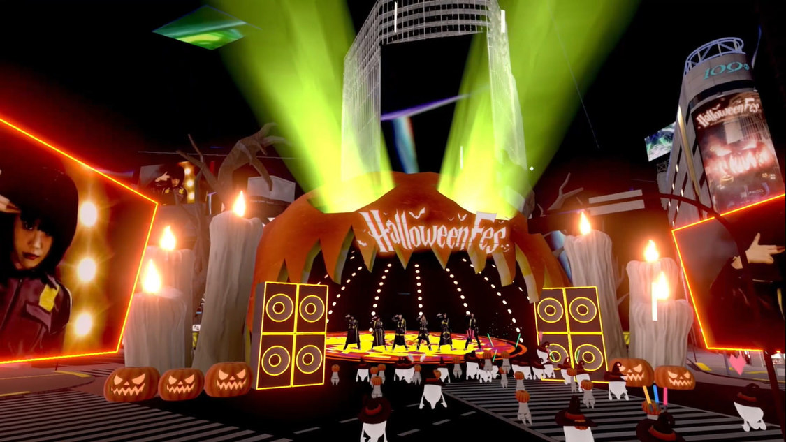 （c）KDDI・au 5G / バーチャル渋谷 au 5G ハロウィーンフェス