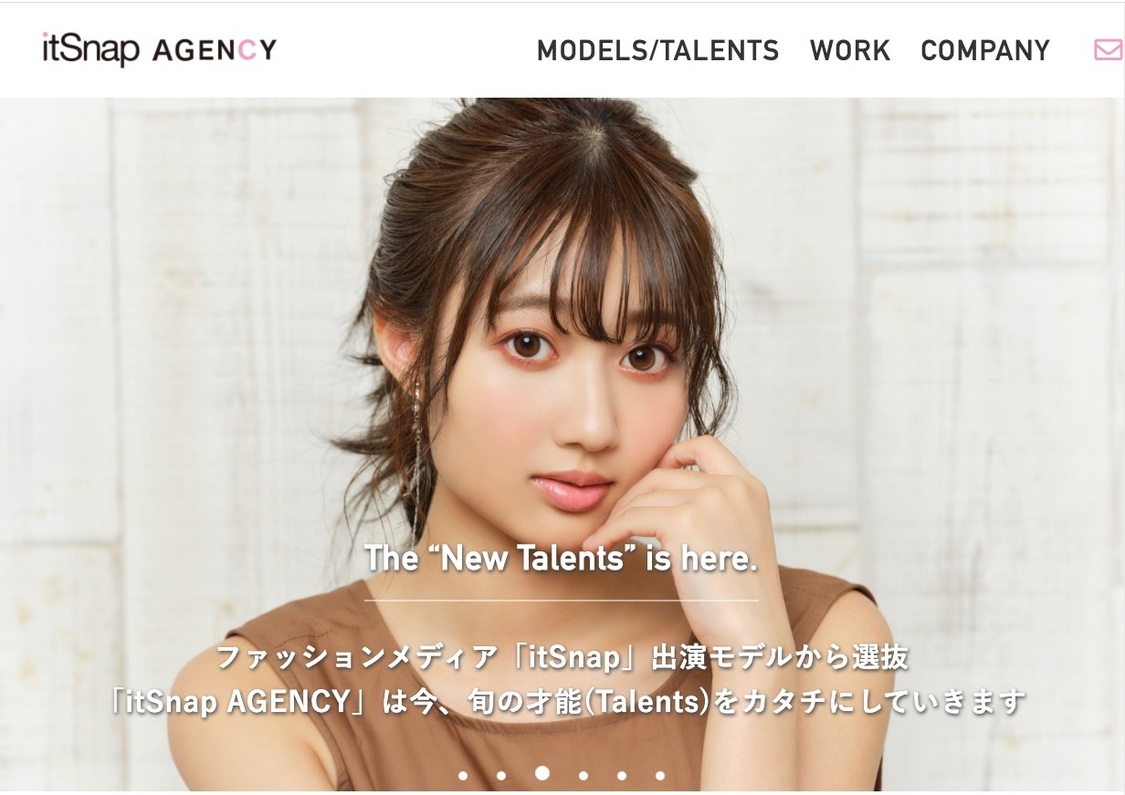 西脇萌（itSnap AGENCYサイトより）