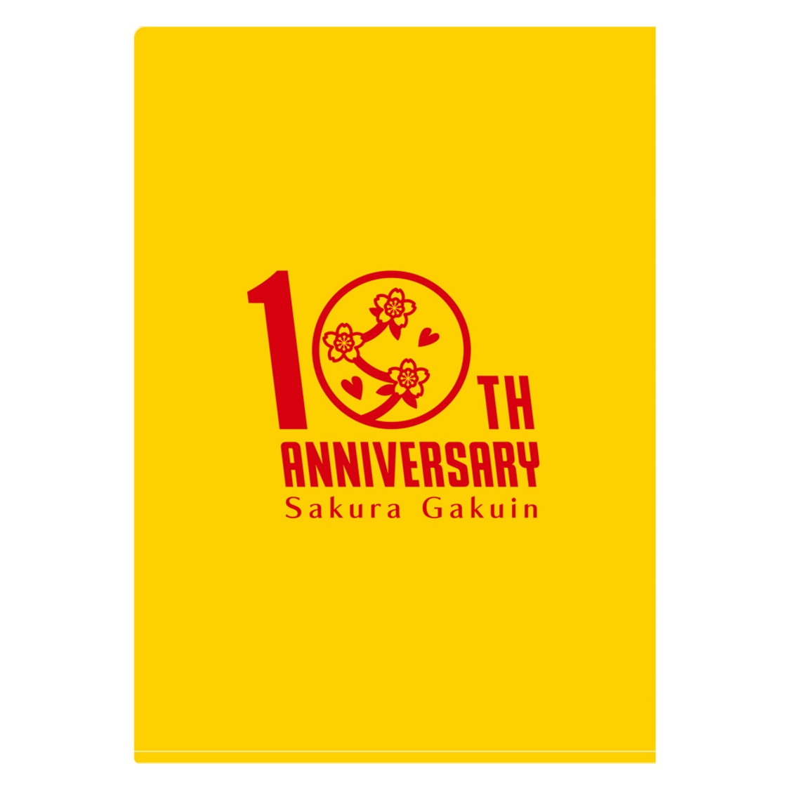 さくら学院 × TOWER RECORDS クリアファイル