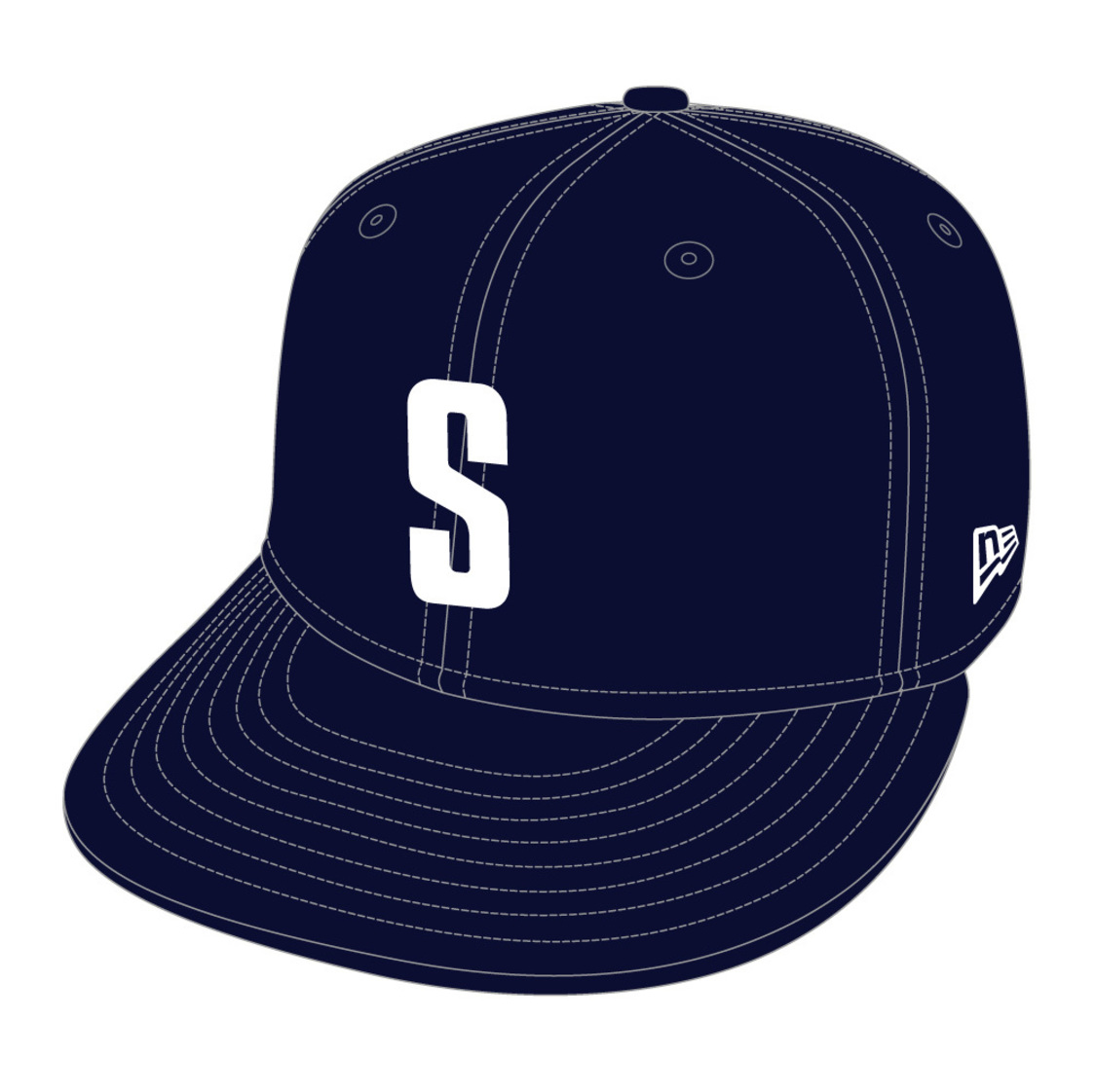 さくら学院 × TOWER RECORDS × New Era[9FIFTY] ネイビー 缶バッジ2個付き