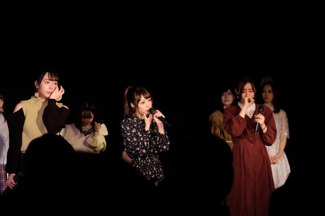 DREAMING MONSTER　左から新メンバーの藤代真里奈、白崎ほのか、岡崎ちなみ｜2018年12月16日代アニLIVEステーション