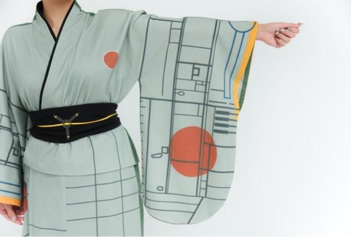 「零戦風52型着物」イメージ