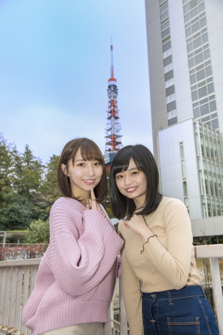 安藤笑（Jewel☆Ciel）、西葉瑞希（きゅい～ん’ズ）｜東京タワー