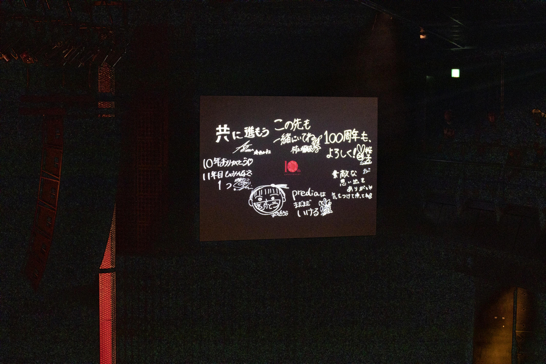 ＜predia 10th Anniversary LIVE～AS ONE～＞