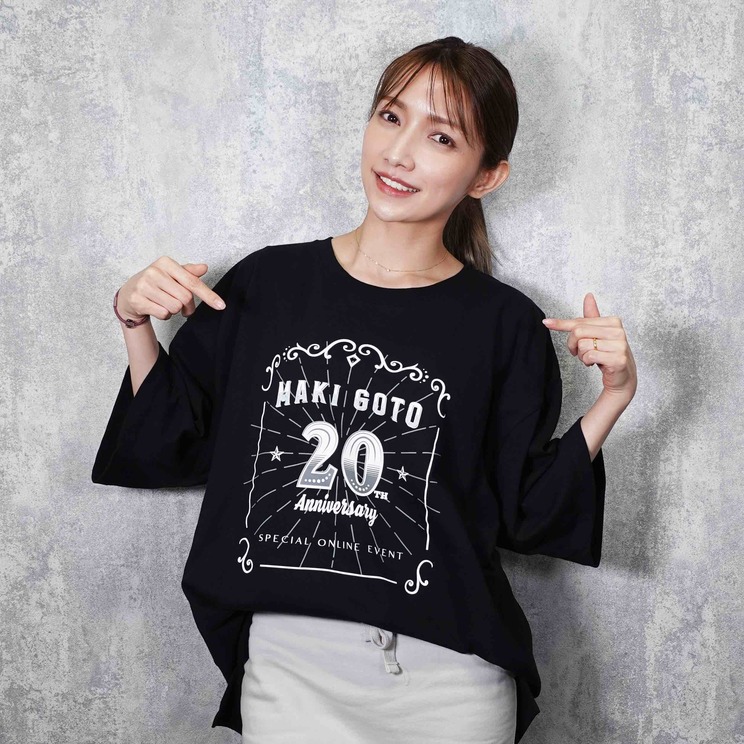 「後藤真希 20th LIVE ver Tシャツ」