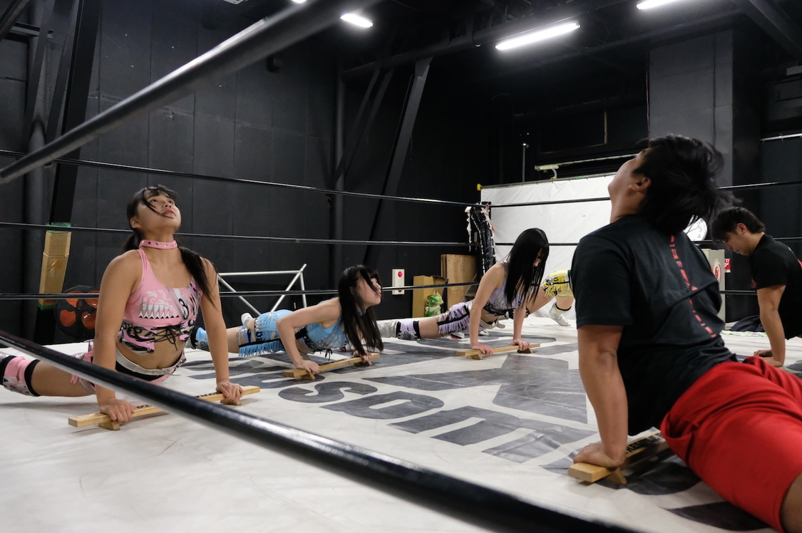 アップアップガールズ（プロレス）公開練習｜プロレスリングZERO1道場（2018年12月26日）