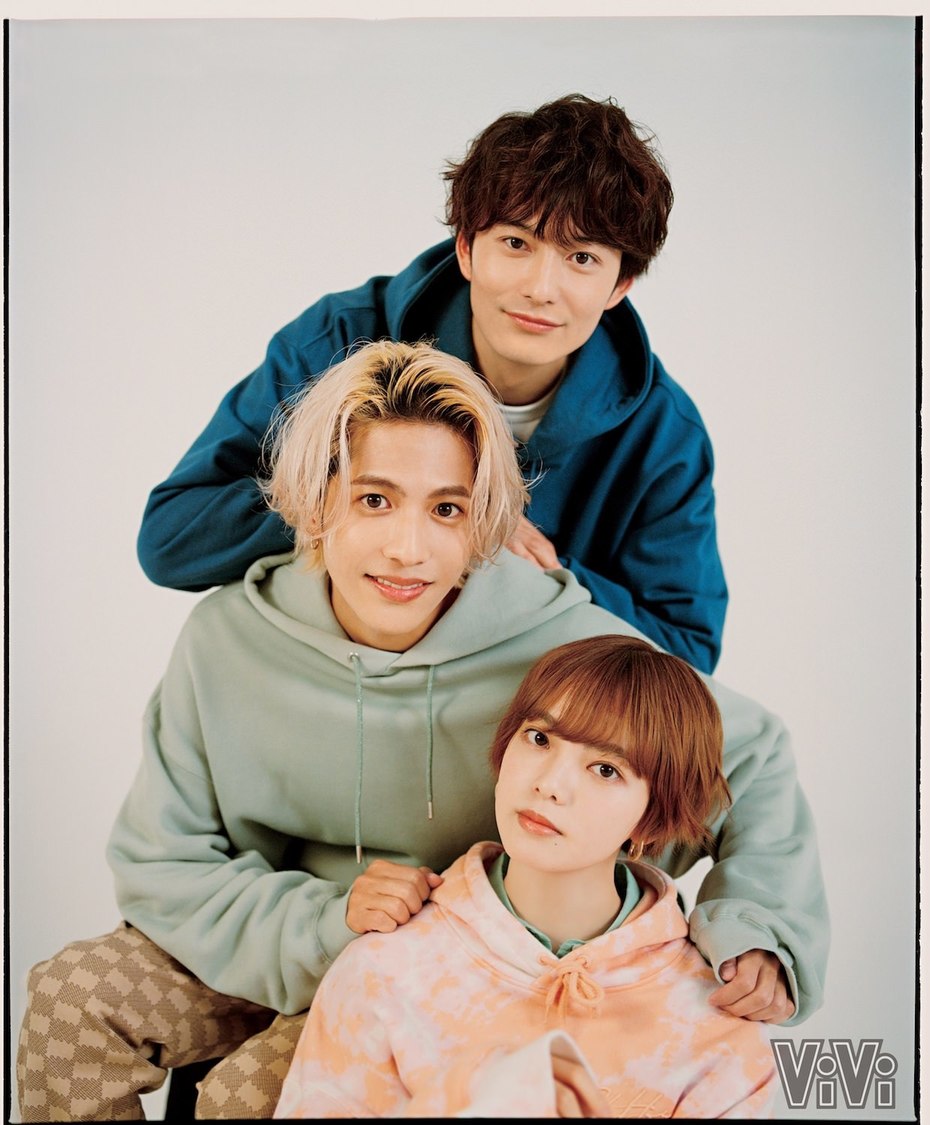 『ViVi2月号』より（岡田将生、志尊淳、平手友梨奈）