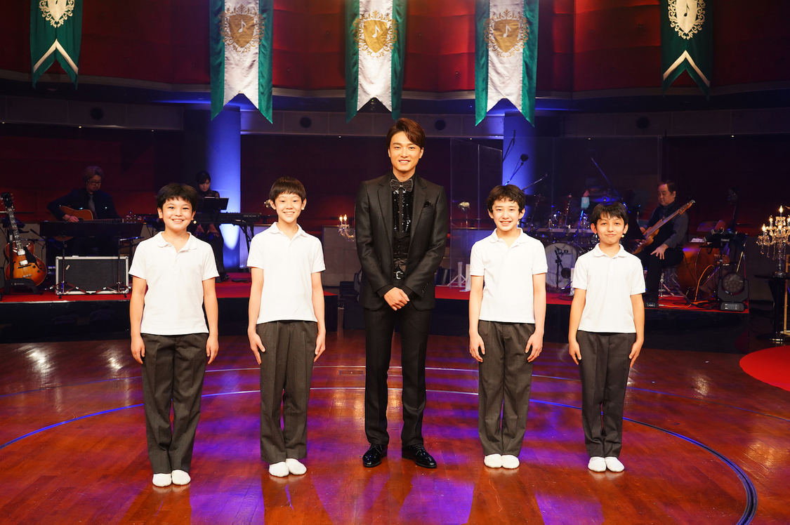 井上芳雄、川口調、利田太一、中村海琉、渡部出日寿