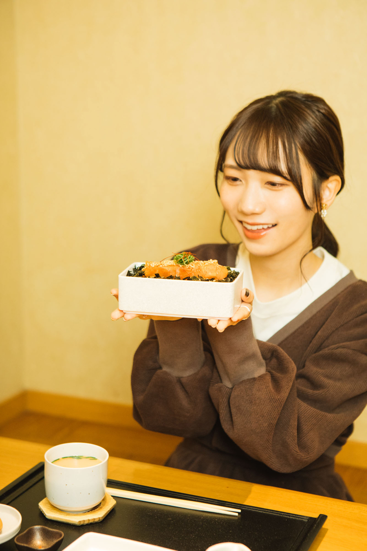 江嶋綾恵梨（26時のマスカレイド）｜福岡『元祖博多めんたい重』