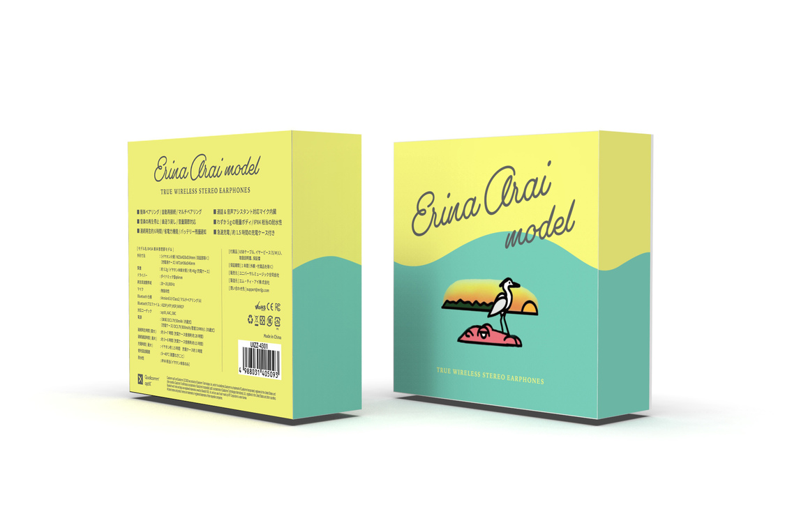 TRUE WIRELESS STEREO EARPHONES 新井 恵理那モデル