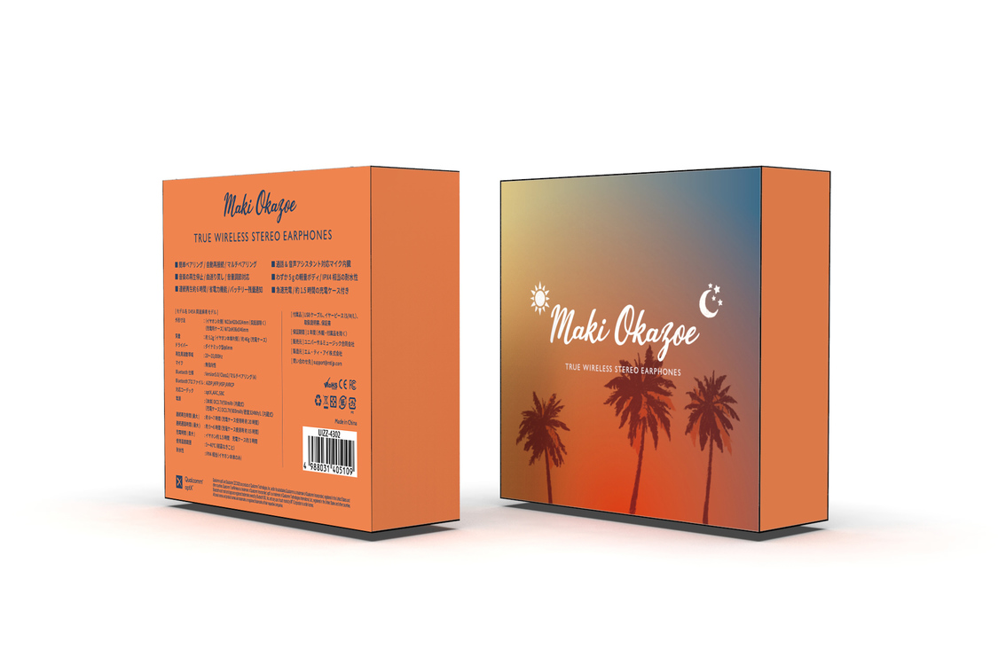 TRUE WIRELESS STEREO EARPHONES 岡副 麻希モデル