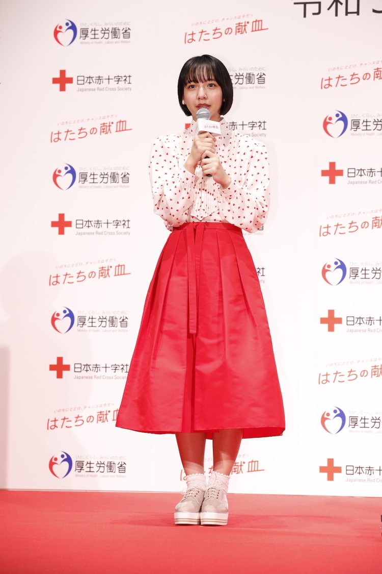 ＜令和3年「はたちの献血」キャンペーン記者発表会＞（2021年1月12日／品川プリンスホテルアネックスタワープリンスホール「富士」）