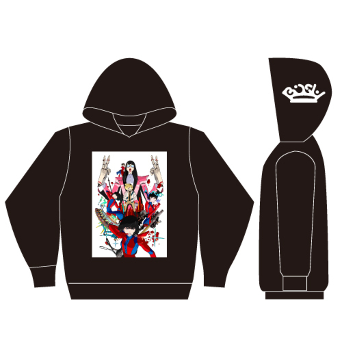 すしお先生描き下ろしパーカー BiSH