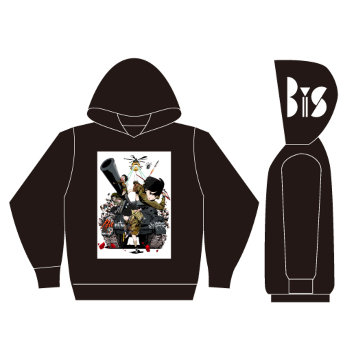 すしお先生描き下ろしパーカー BiS