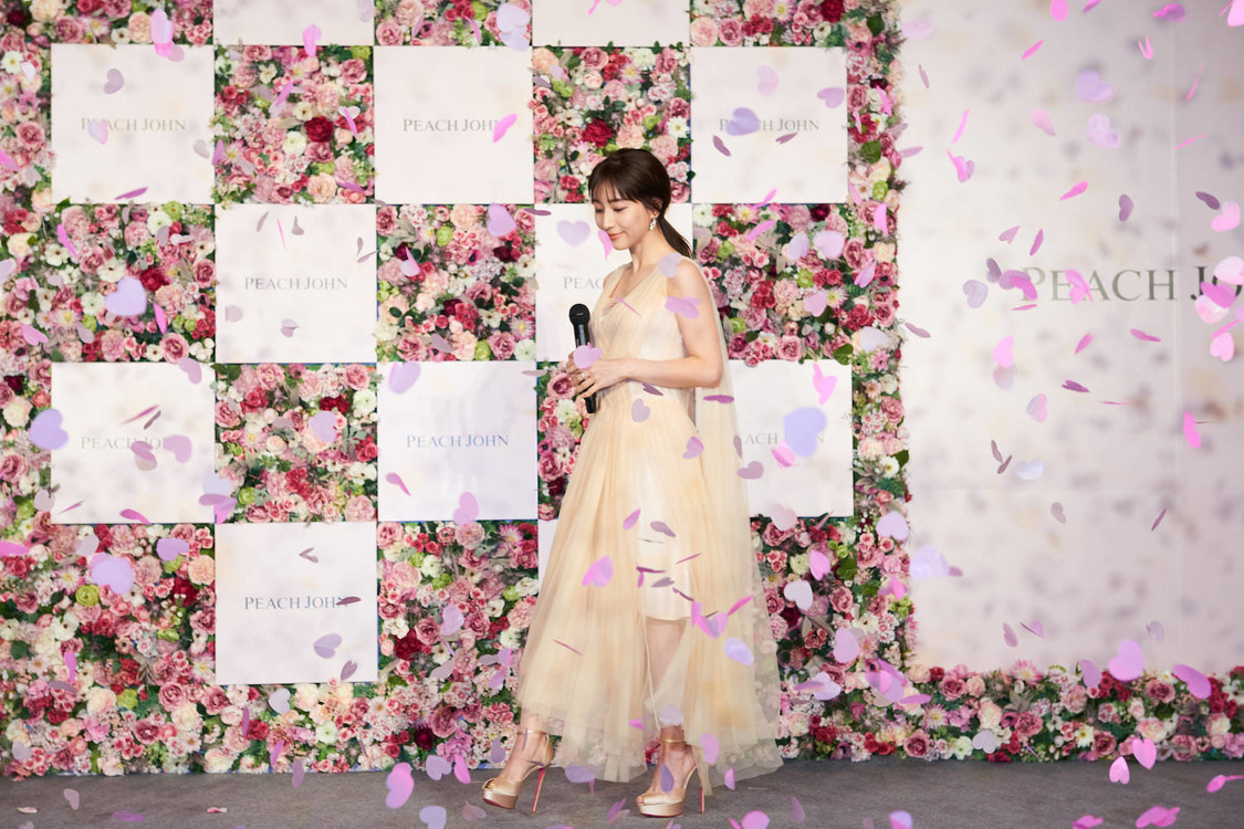 田中みな実＜PEACH JOHN 2021年新ブランドミューズ発表会＞（2021年1月20日）