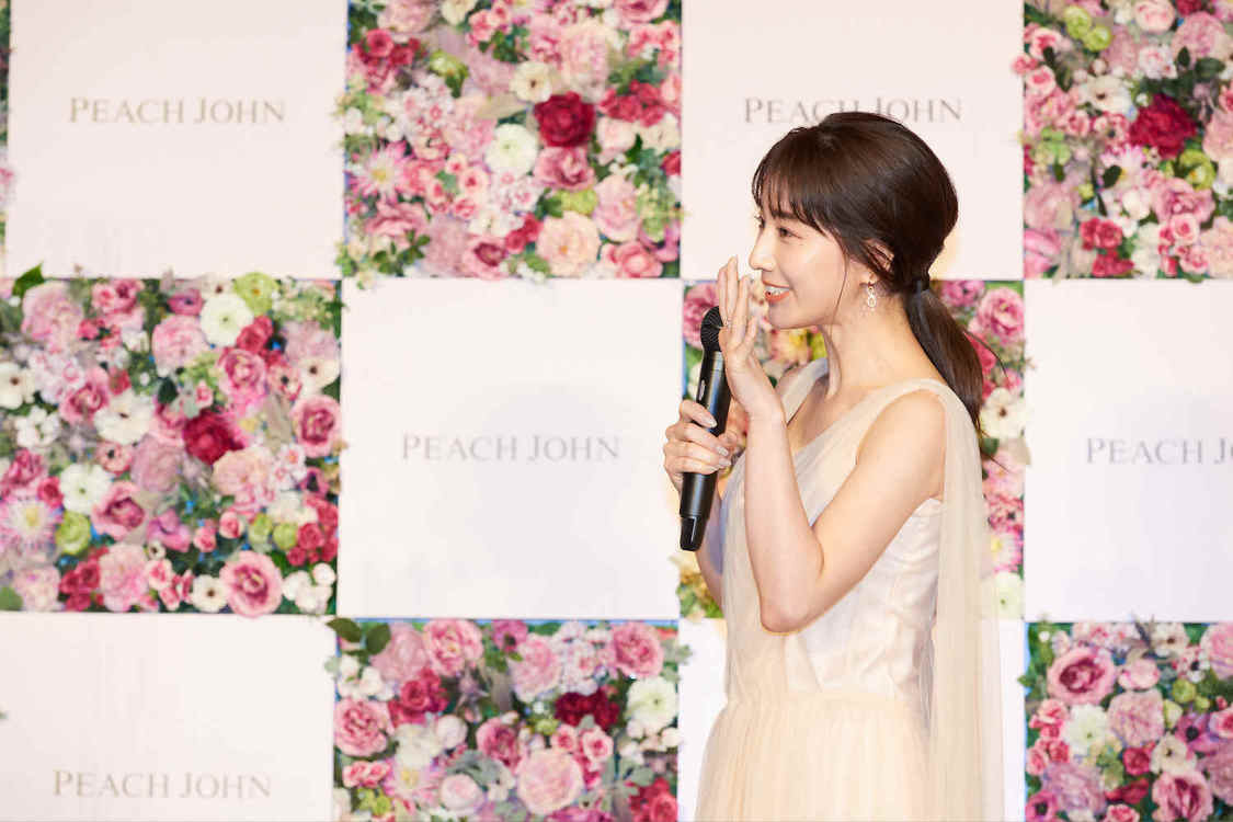 田中みな実＜PEACH JOHN 2021年新ブランドミューズ発表会＞（2021年1月20日）