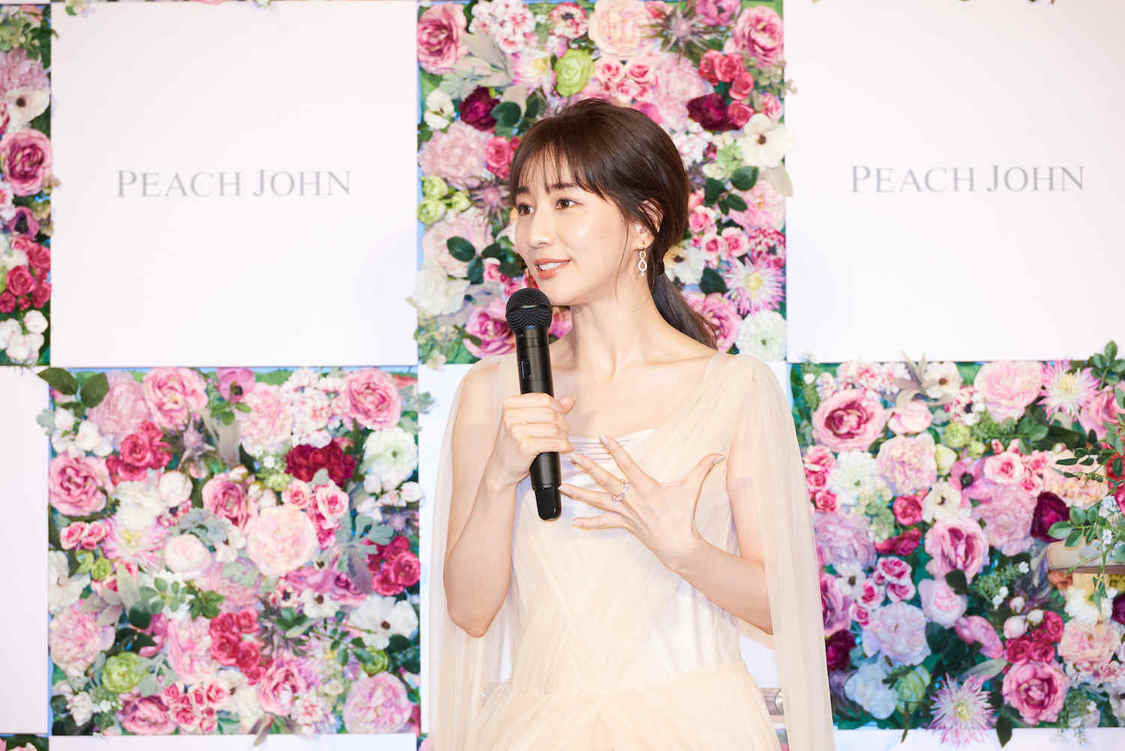 田中みな実＜PEACH JOHN 2021年新ブランドミューズ発表会＞（2021年1月20日）