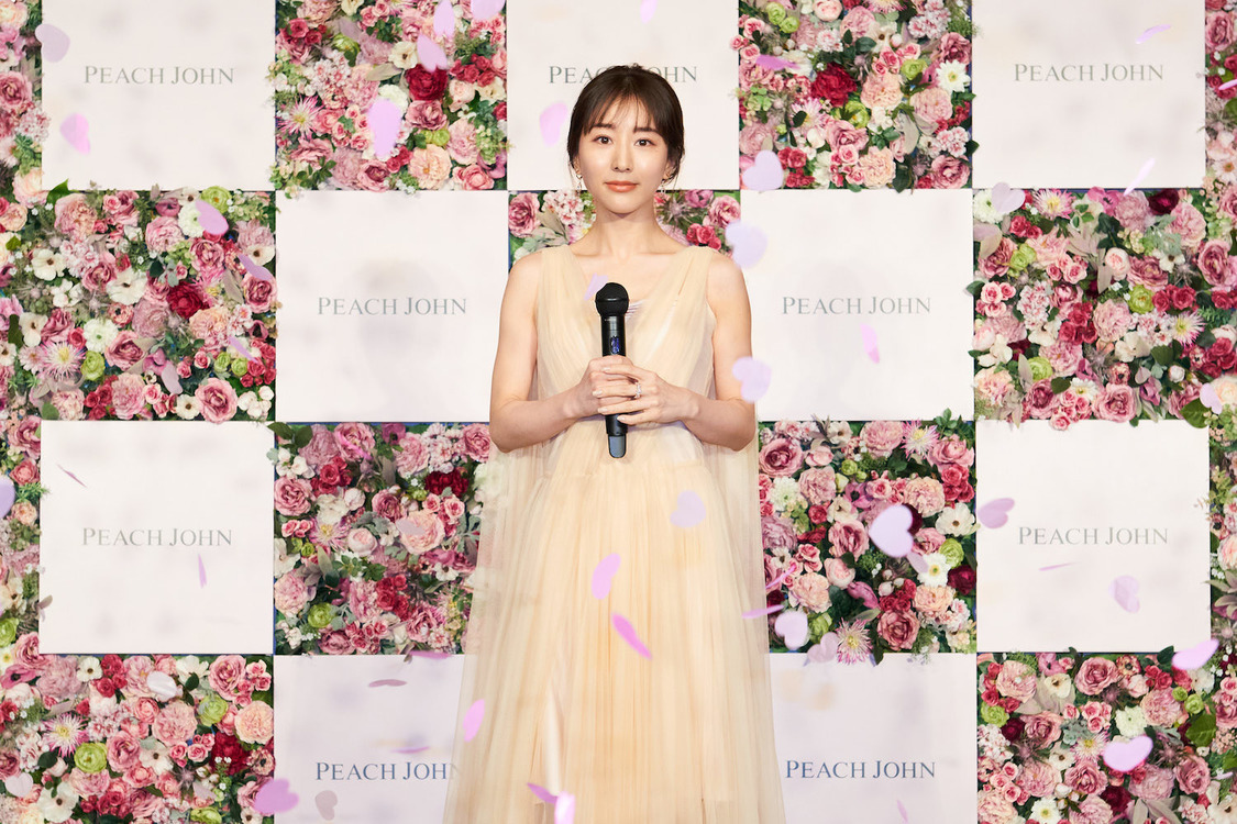 田中みな実＜PEACH JOHN 2021年新ブランドミューズ発表会＞（2021年1月20日）
