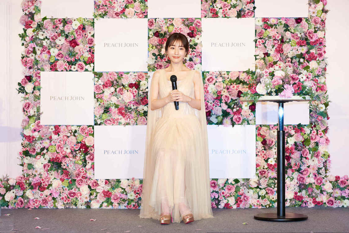 田中みな実＜PEACH JOHN 2021年新ブランドミューズ発表会＞（2021年1月20日）
