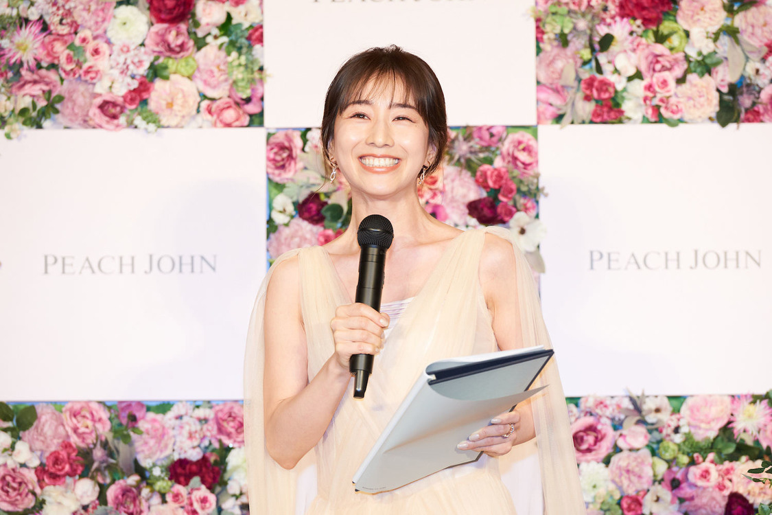 田中みな実＜PEACH JOHN 2021年新ブランドミューズ発表会＞（2021年1月20日）