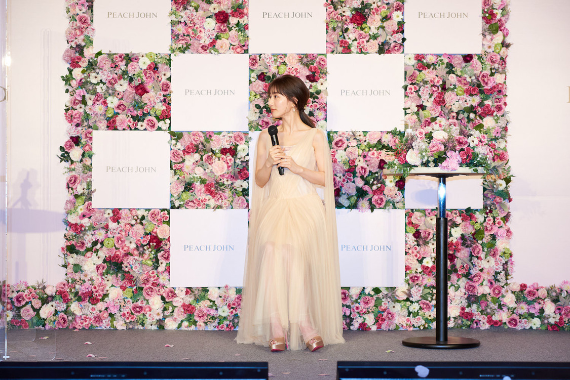 田中みな実＜PEACH JOHN 2021年新ブランドミューズ発表会＞（2021年1月20日）