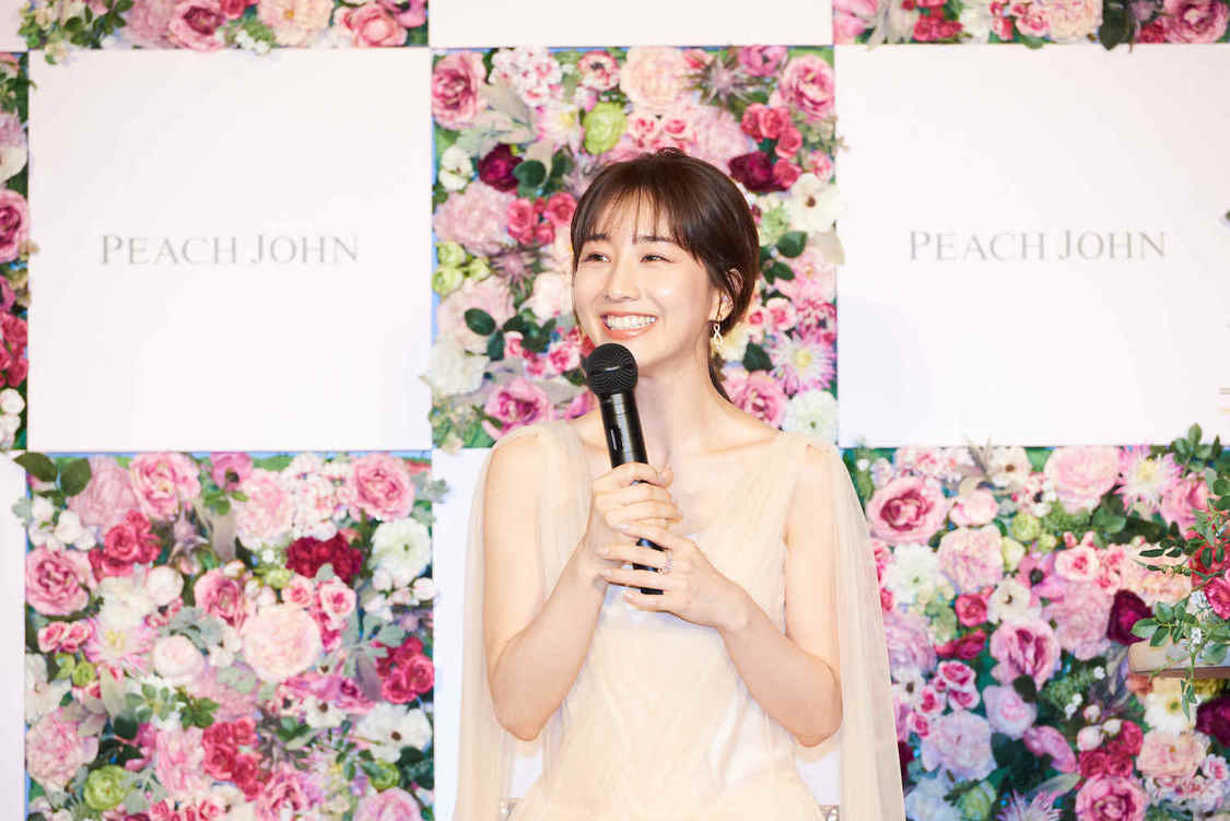 田中みな実＜PEACH JOHN 2021年新ブランドミューズ発表会＞（2021年1月20日）