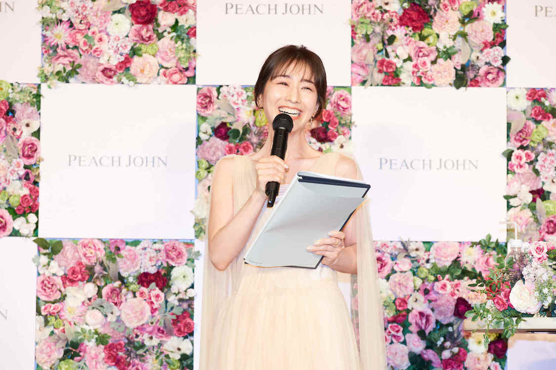 田中みな実＜PEACH JOHN 2021年新ブランドミューズ発表会＞（2021年1月20日）