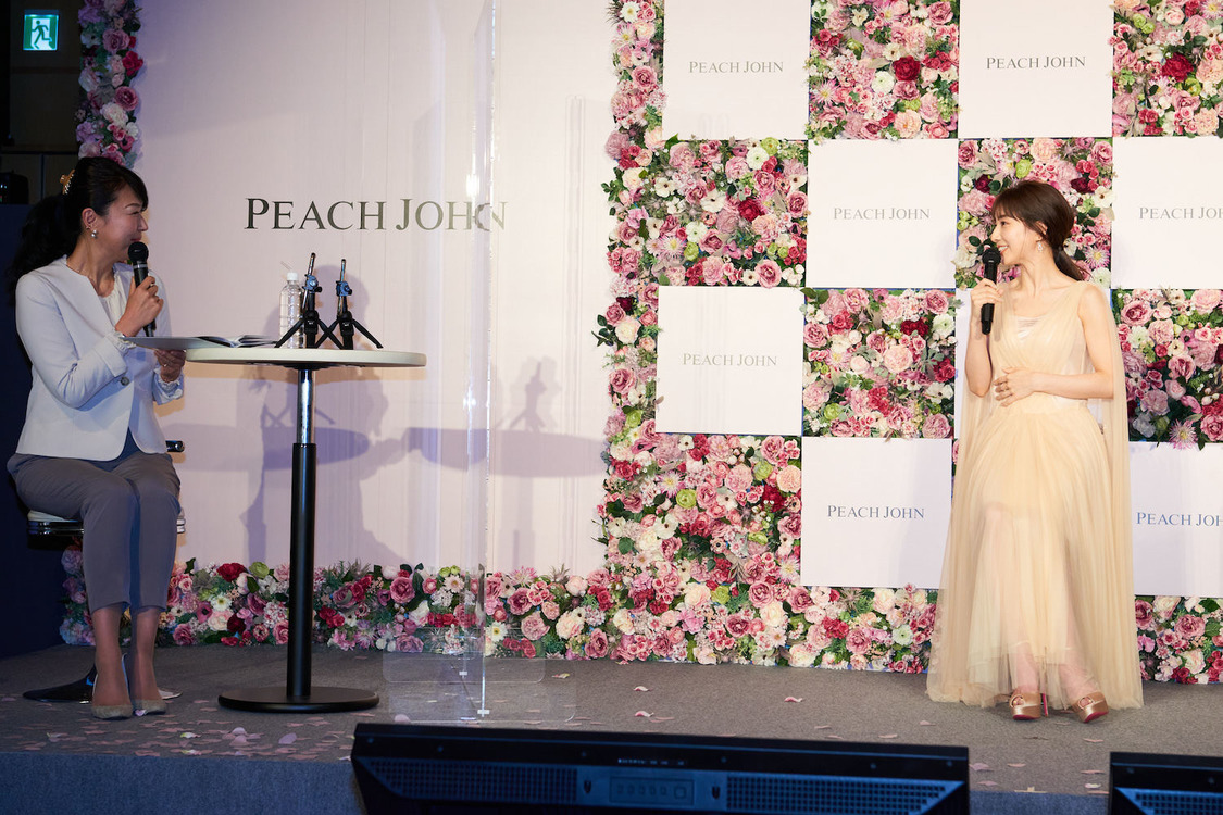 田中みな実＜PEACH JOHN 2021年新ブランドミューズ発表会＞（2021年1月20日）