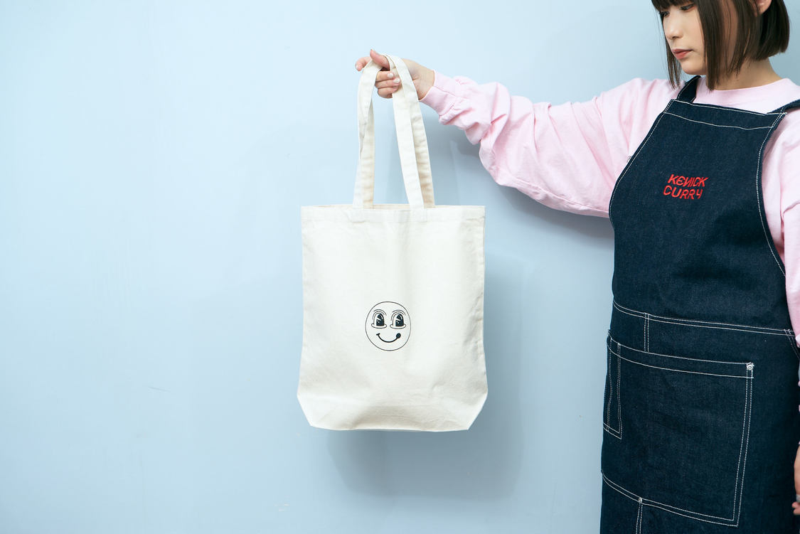 KENICKCURRY TOTE BAG（NATURAL）
