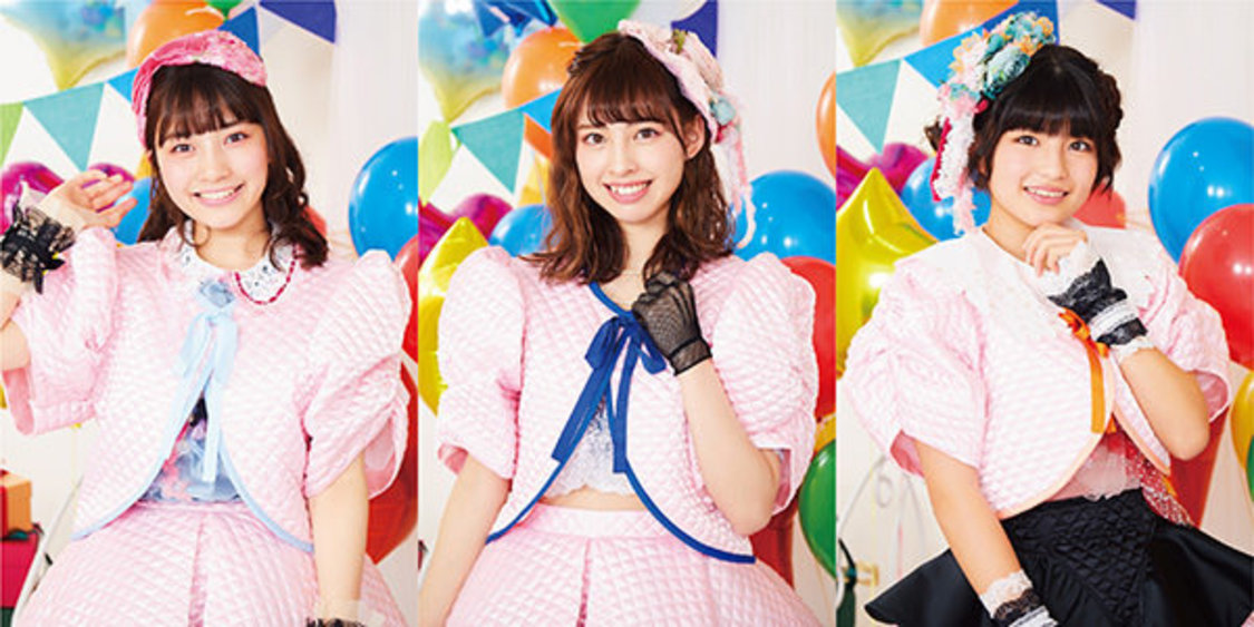 左から、吉澤悠華、沖口優奈、吉田優良里