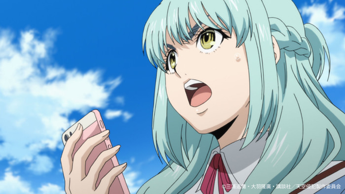 『天空侵犯』より（©三浦追儺・大羽隆廣・講談社／天空侵犯製作委員会）