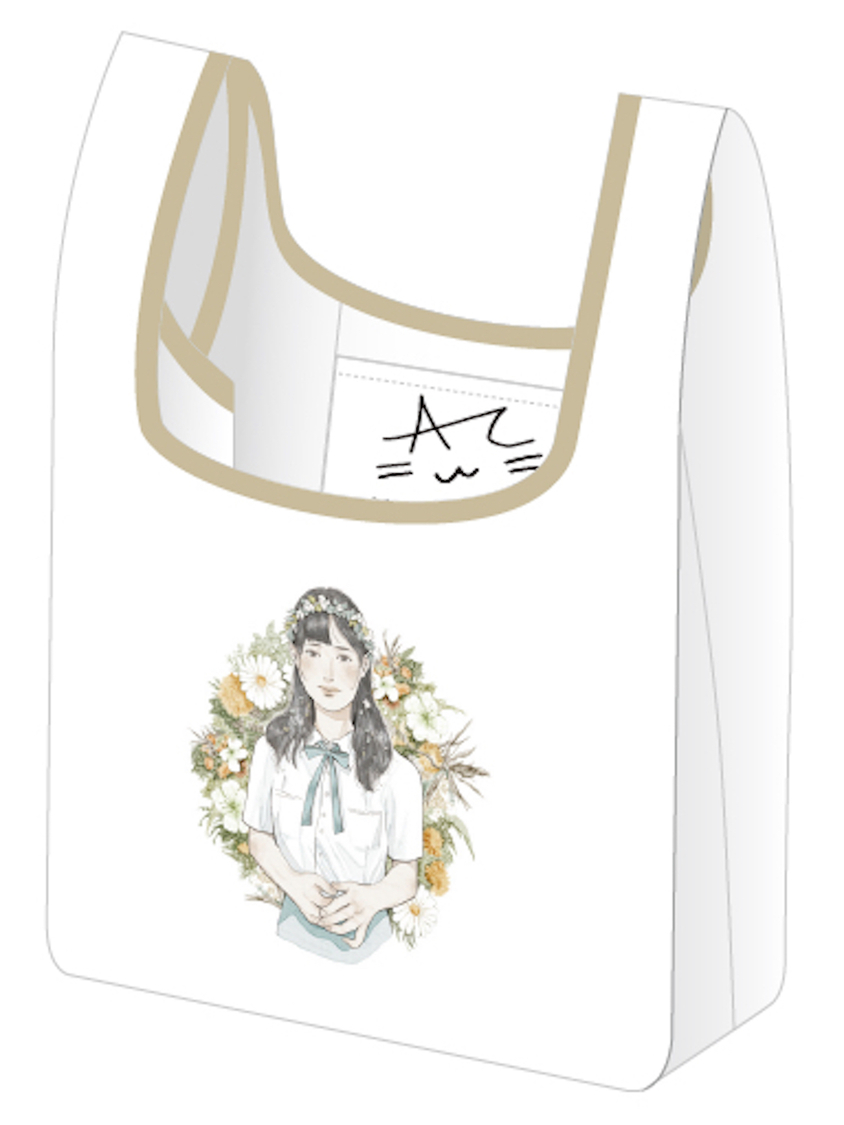 「阿部菜々実×ヴィレッジヴァンガードコラボグッズ」エコバッグ