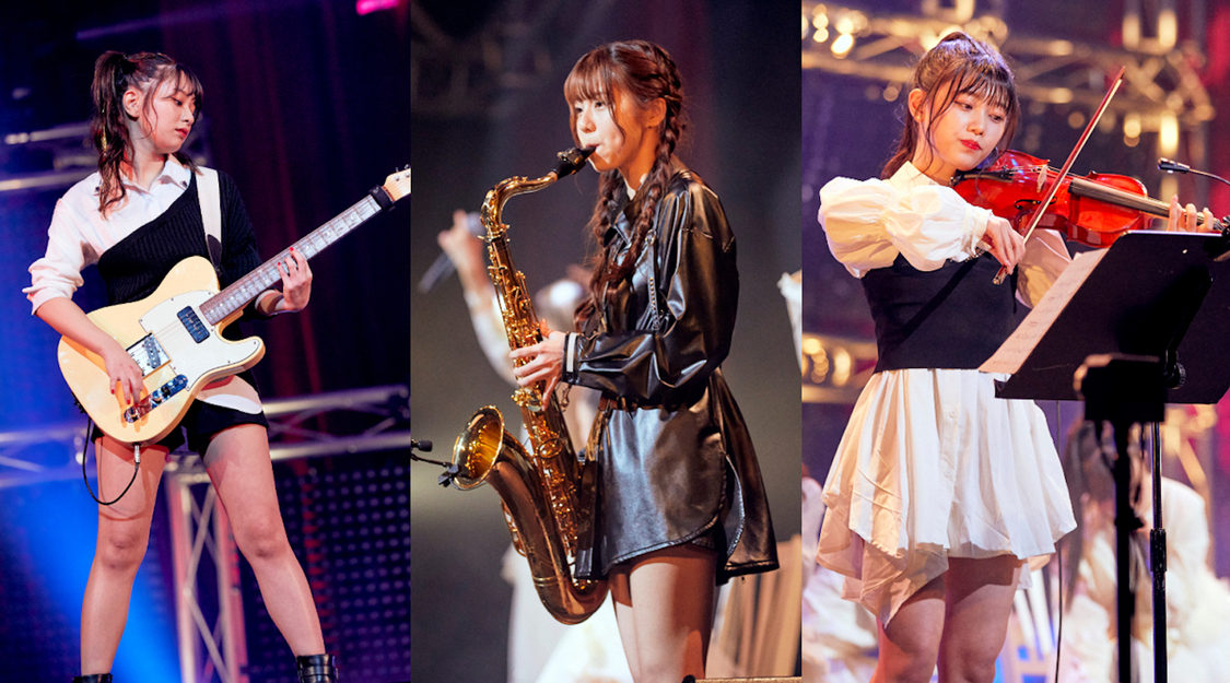 左から長月翠、篠原望、大場結女（撮影：Yoshifumi Shimizu）