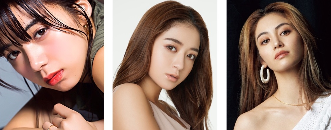 メインモデル（池田エライザ、池田美優、楓）