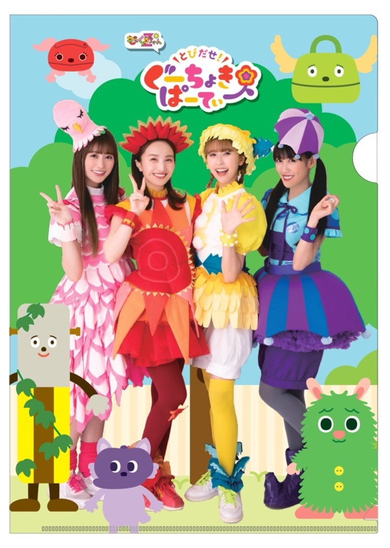 「ももくろちゃんZとゆかいな仲間たちのクリアファイルセット」裏（共通）