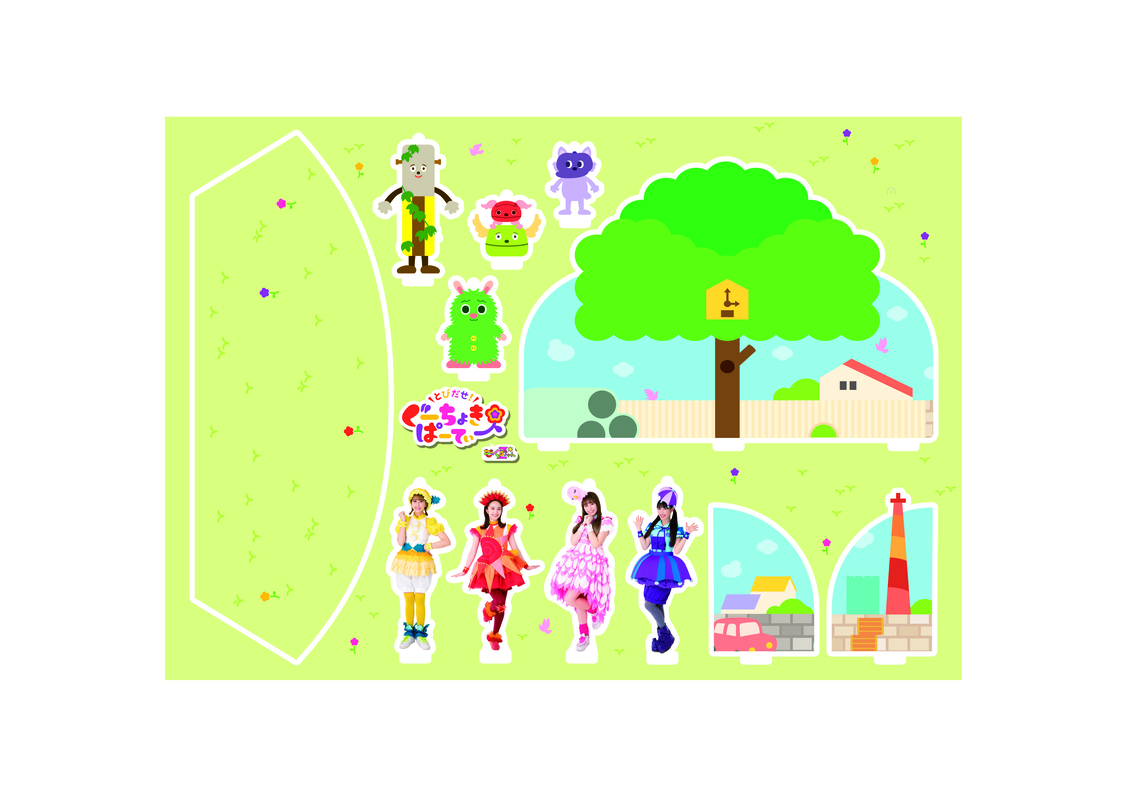 「とびだせ！ももくろちゃんZアクリルジオラマ」