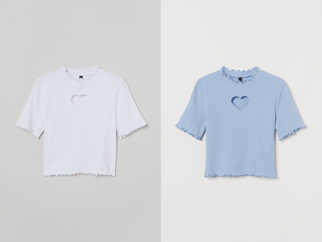 画像 ハートtシャツ 999 Niziu H M アジアアンバサダー就任 21年春夏キャンペーン H M Loves Niziu 2 18よりスタート